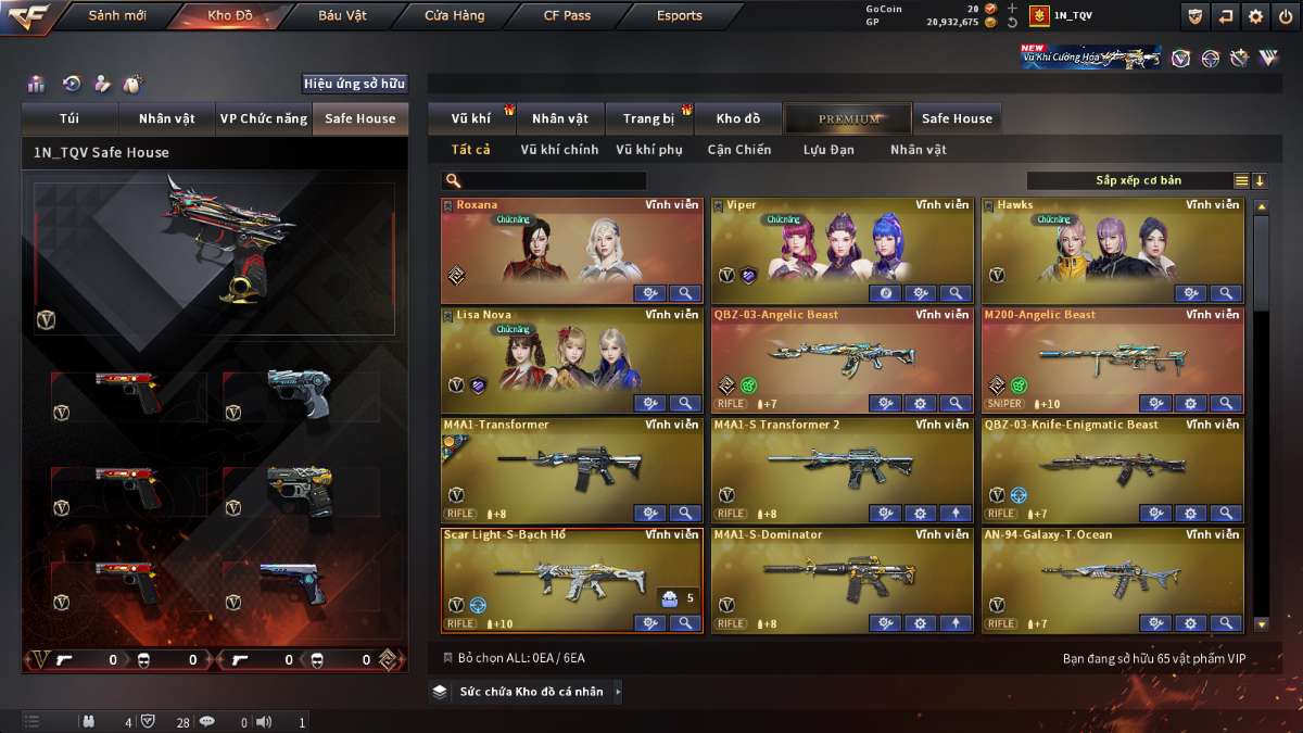 shop acc cf uy tin gia re